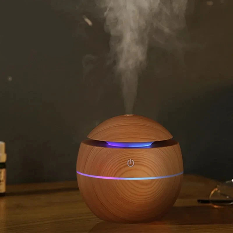 Mini Wood Grain Aromatherapy Diffuser