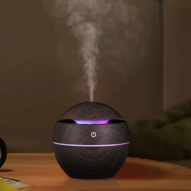 Mini Wood Grain Aromatherapy Diffuser