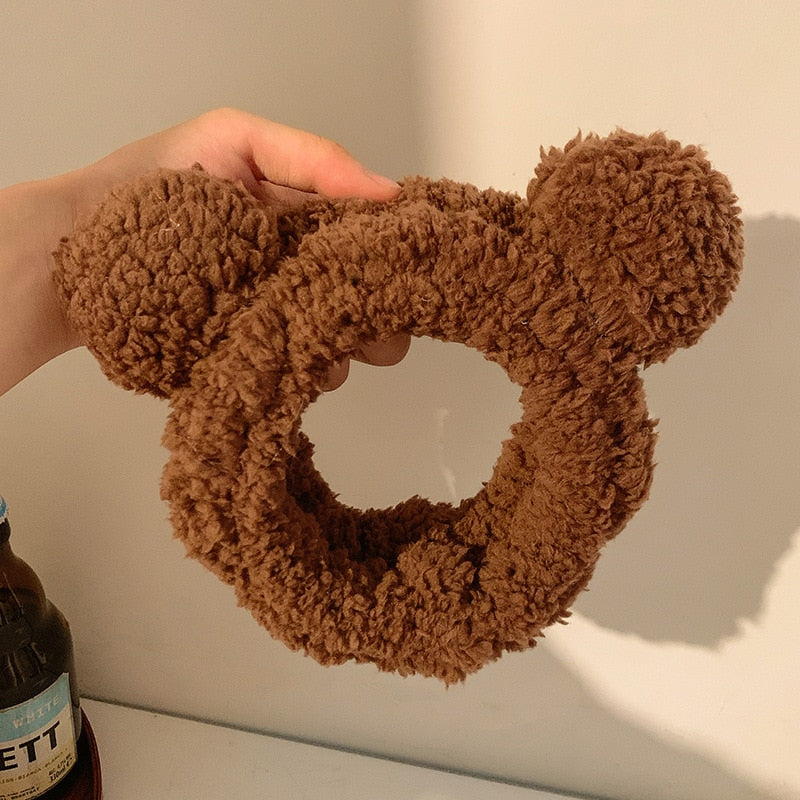 Fluffy Bear Ears Headband