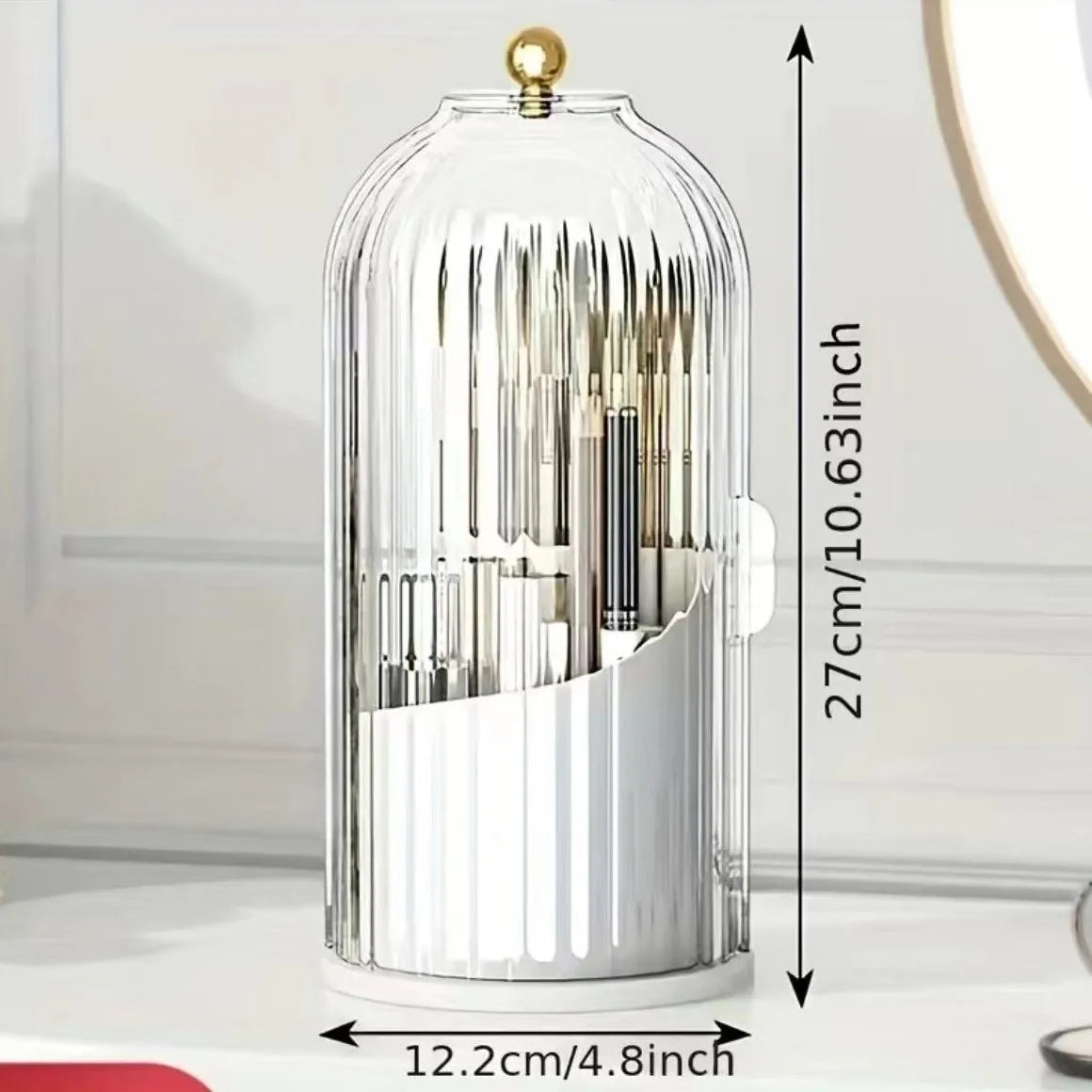 Rotating Makeup Brush Holder