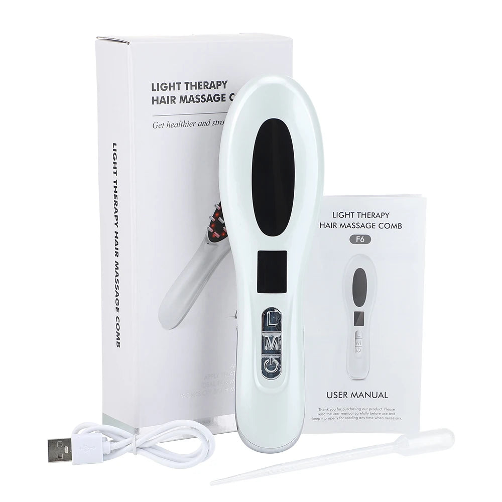 LED Hair Growth Therapy Brush