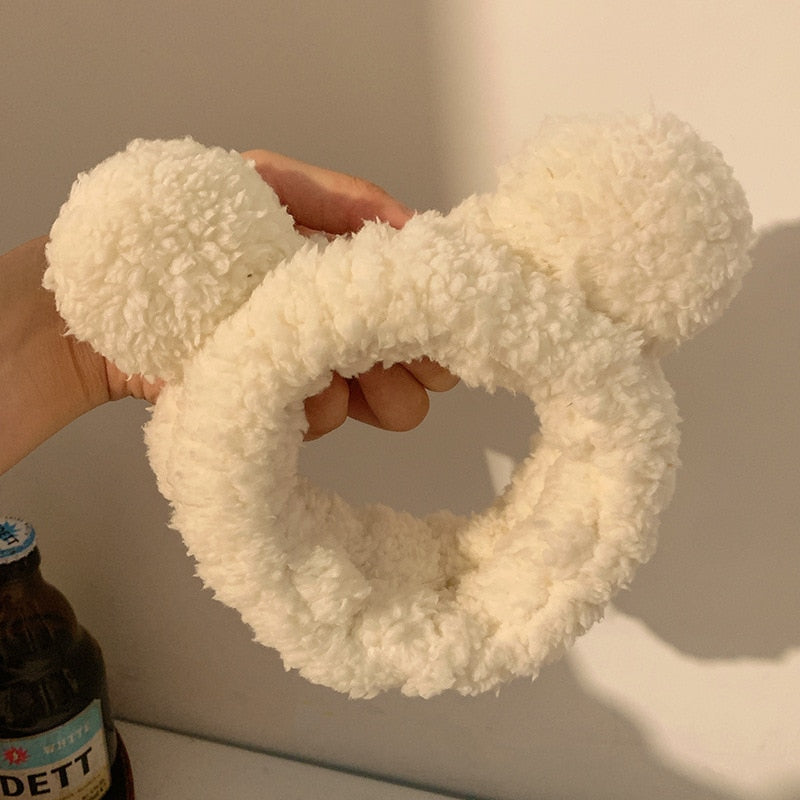 Fluffy Bear Ears Headband