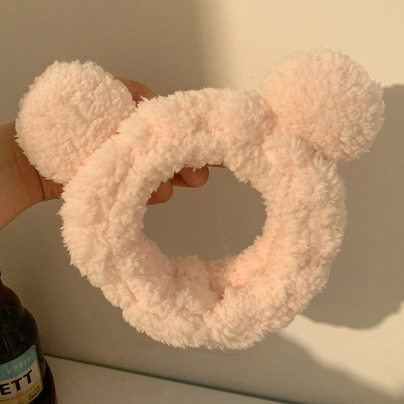 Fluffy Bear Ears Headband